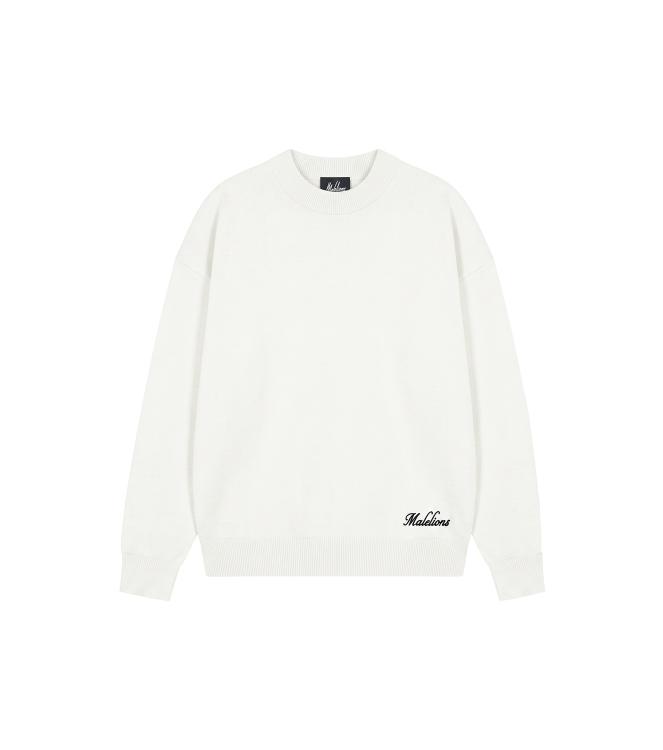 Malelions Junior truien Off-White MJB50026007