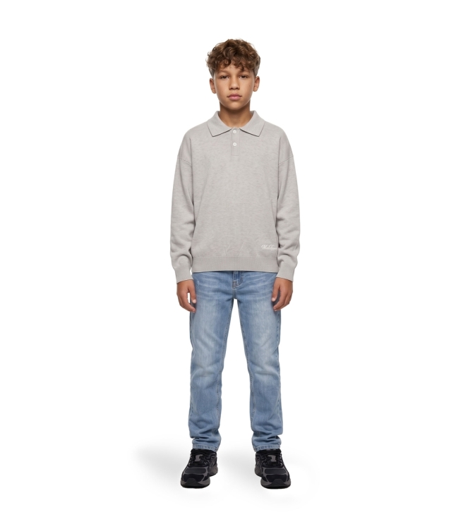 Malelions Junior truien Grey Melange MJB50026009