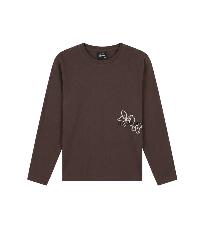 Malelions Junior shirts Brown MJB50026021
