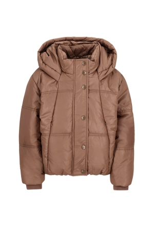 Like Flo Aukje puffer jacket Choco
