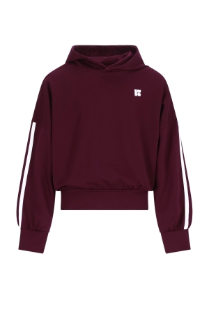 Like Flo Denies sweater met capuchon Cherry