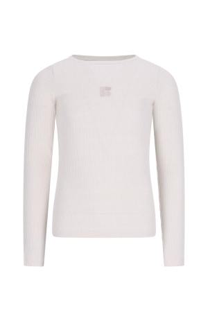 Like Flo Eva top met ruches Off white