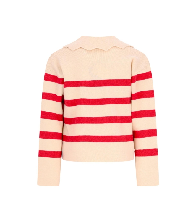 Like Flo truien Red stripe F608-5320