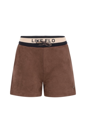 Like Flo Faylinn short van imitatieleer Choco