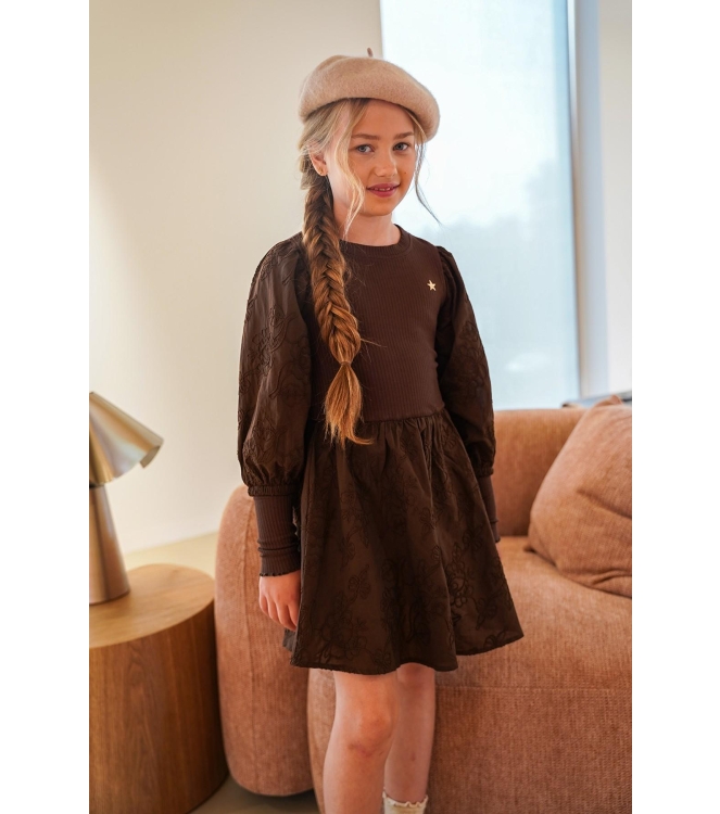 Like Flo jurken Choco F608-5815