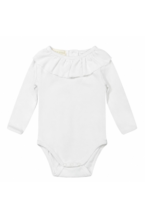 Two You Label Romper Flora White