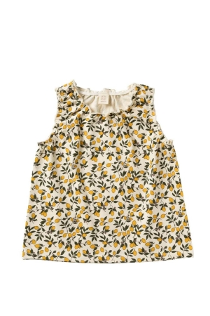 Salted Stories Lemons Ruffle Singlet Shortbread