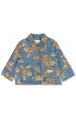 Konges Slojd  Magot Jeans jasje met panters Panthera
