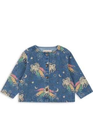 Konges Slojd  Magot Spijkerjasje met eenhoorns Born To Sparkle
