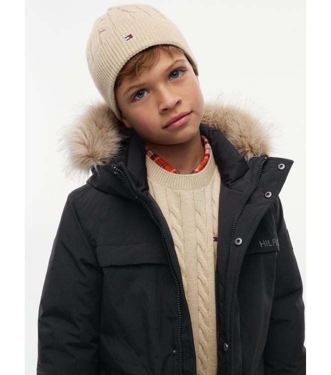 Tommy Hilfiger winteraccessoires Gentle Gold Heather KA0KA00101