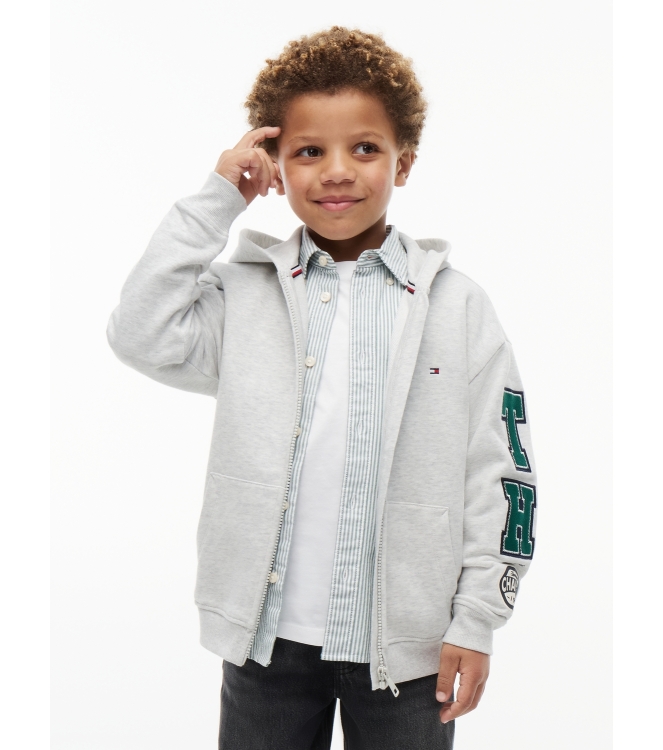Tommy Hilfiger vesten Grey Heather KB0KB10632