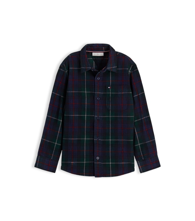 Tommy Hilfiger overhemden Green Check KB0KB10667
