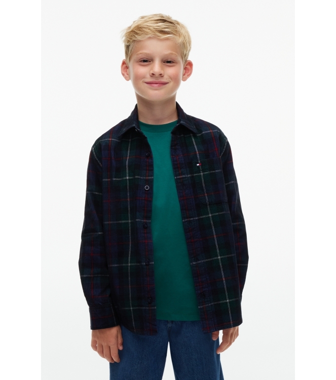 Tommy Hilfiger overhemden Green Check KB0KB10667