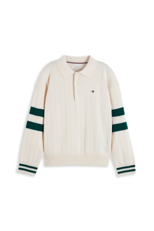 Tommy Hilfiger Trui met polokraag Ivory Petal