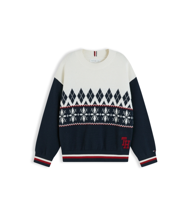 Tommy Hilfiger truien Ivory Petal Multi KB0KB10700