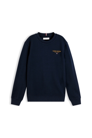 Tommy Hilfiger Essential Sweater met klein logo Dark Blue