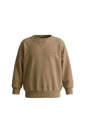 Your Wishes Garment Dye | Oversized Sweater Kelp