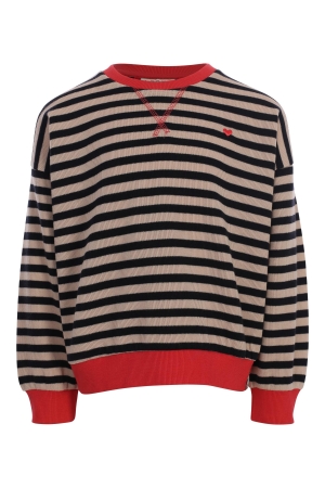 Looxs Little Sweater met streep Navy Stripe