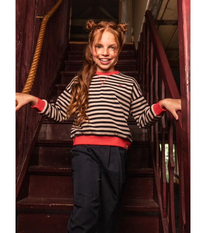 Looxs Little truien Navy Stripe 2632-7305-197