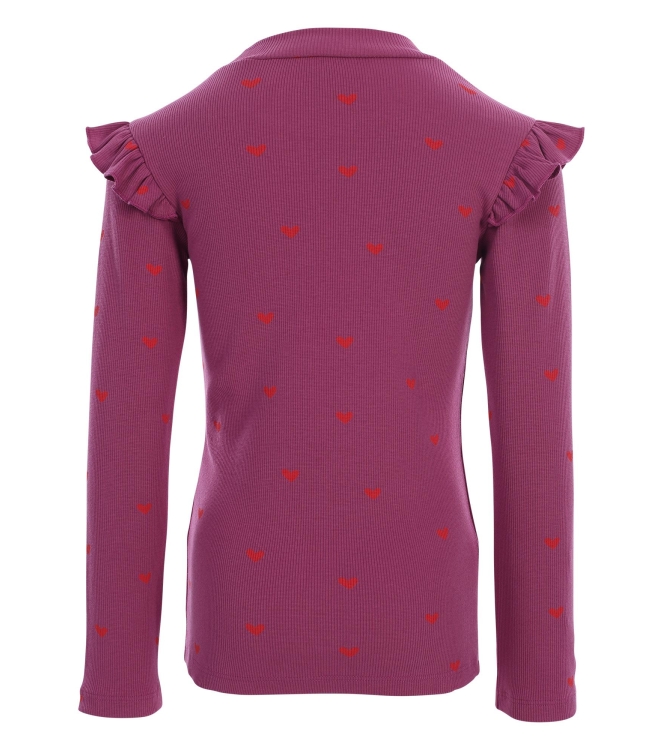 Looxs Little shirts Violet Heart 2632-7440-844