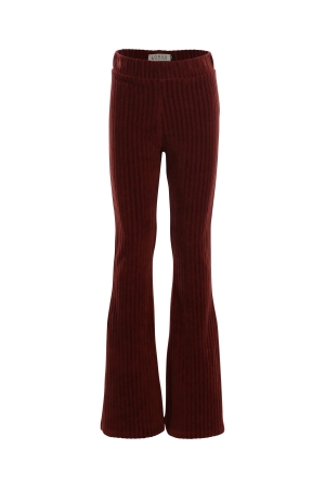 Looxs Little Flared broek velvet Chestnut