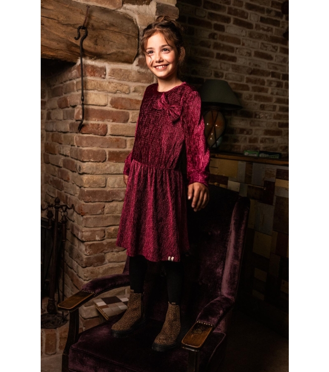Looxs Little jurken Ruby Red 2633-7870-279