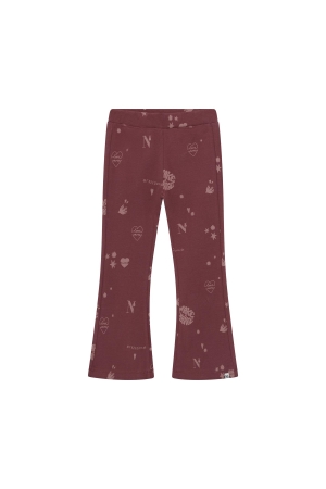 Noppies Legging flared fit met all over print Crushed Berry