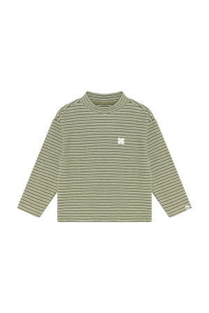 Noppies Longsleeve regular fit met streep Olivine