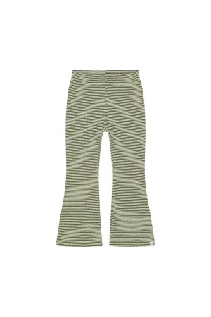 Noppies Legging flared fit met streep Olivine
