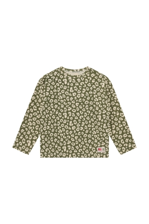 Noppies Longsleeve regular fit met all over print Olivine