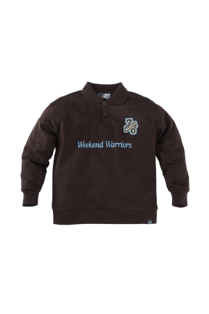 Z8 Oscar sweater met polokraag Chocolate plum