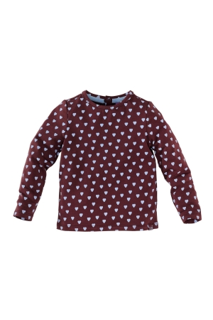 Z8 Madelief t-shirt lange mouw Berry brave