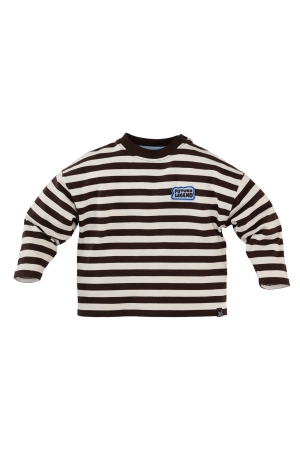 Z8 Cillian t-shirt lange mouw Chocolate plum