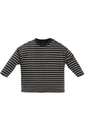 Z8-Newborn Robbie T-shirt lange mouw Chocolate plum