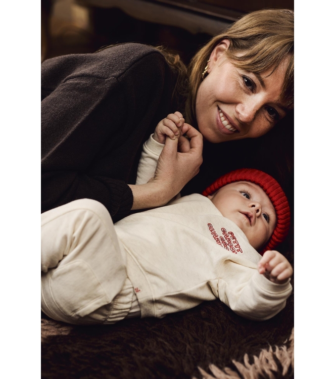 Z8-Newborn broeken Beige melange Jaimy
