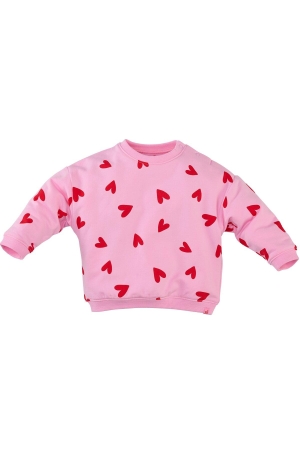Z8-Newborn Faylinn T-shirt lange mouw Pink frosting