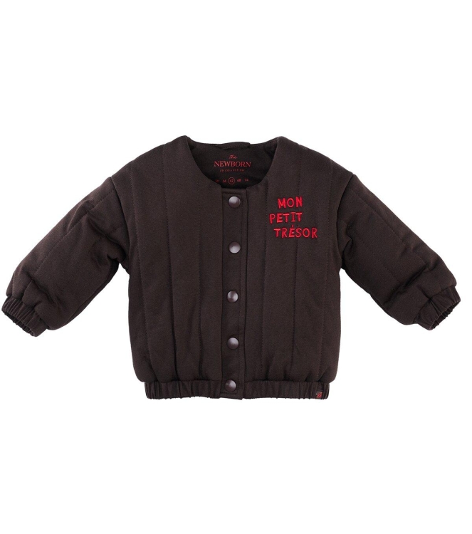 Z8-Newborn jassen Chocolate plum Logan