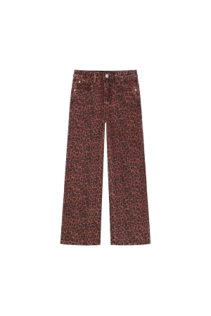 Indian Blue Jeans Spijkerbroek Wide Fit Animal Fig