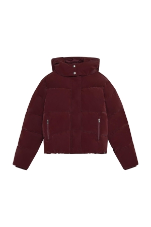Indian Blue Jeans Winterjas met capuchon Fig