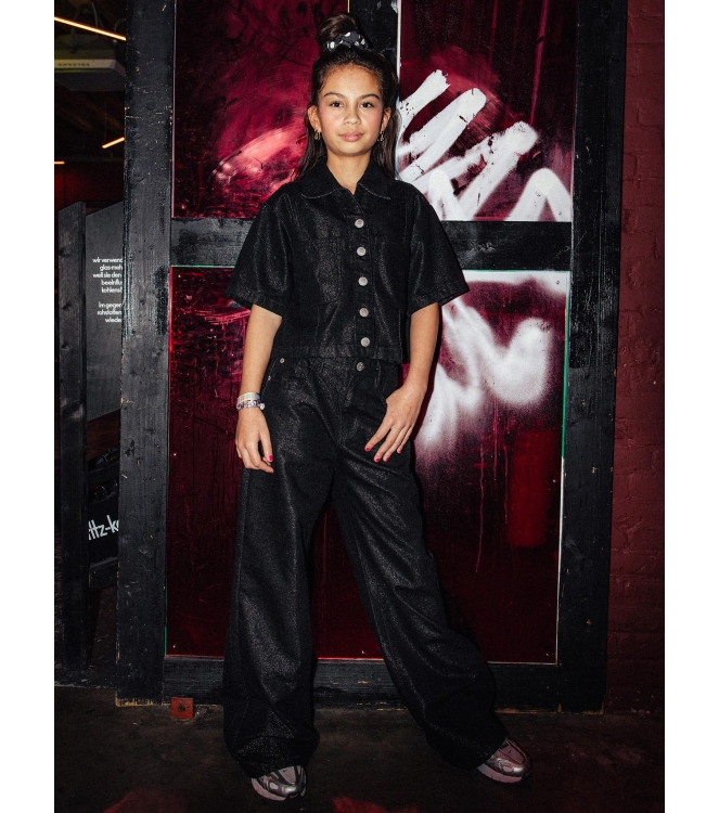 Indian Blue Jeans overhemden Black Denim 970980