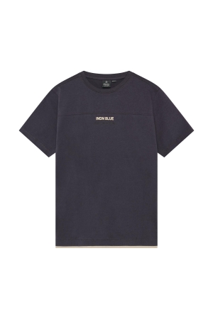 Indian Blue Jeans Loose Fit T-Shirt Rugprint Dusty Dark Purple