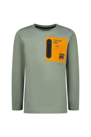 Raizzed Albury Boxy T-shirt 1444 Hedge green