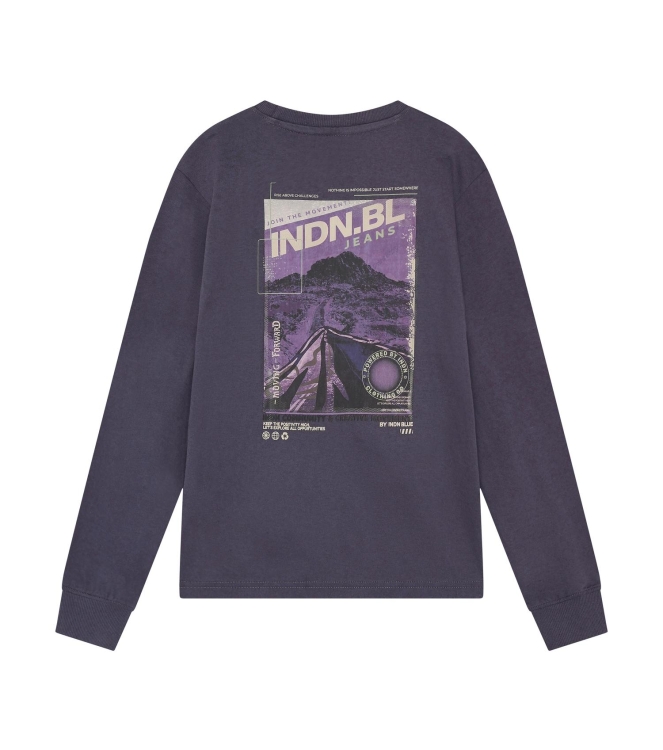 Indian Blue Jeans shirts Dusty Dark Purple 960747