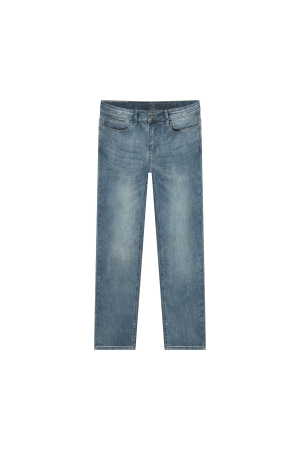 Indian Blue Jeans Spijkerbroek Wide Straight Fit Used Medium Denim