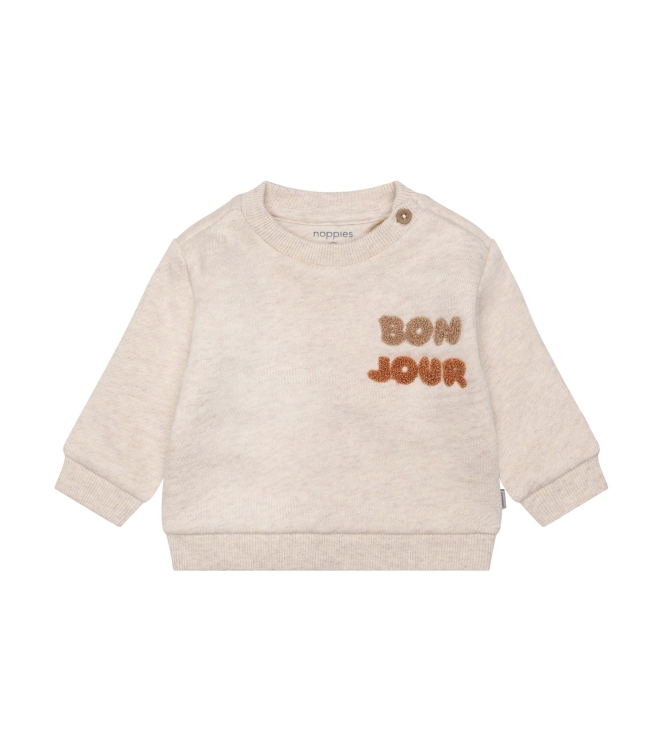 Noppies truien Sand Melange 6100004