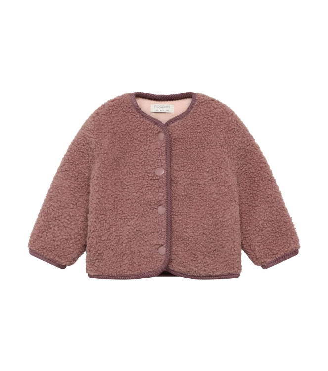 Noppies jassen Rose Taupe 6130009