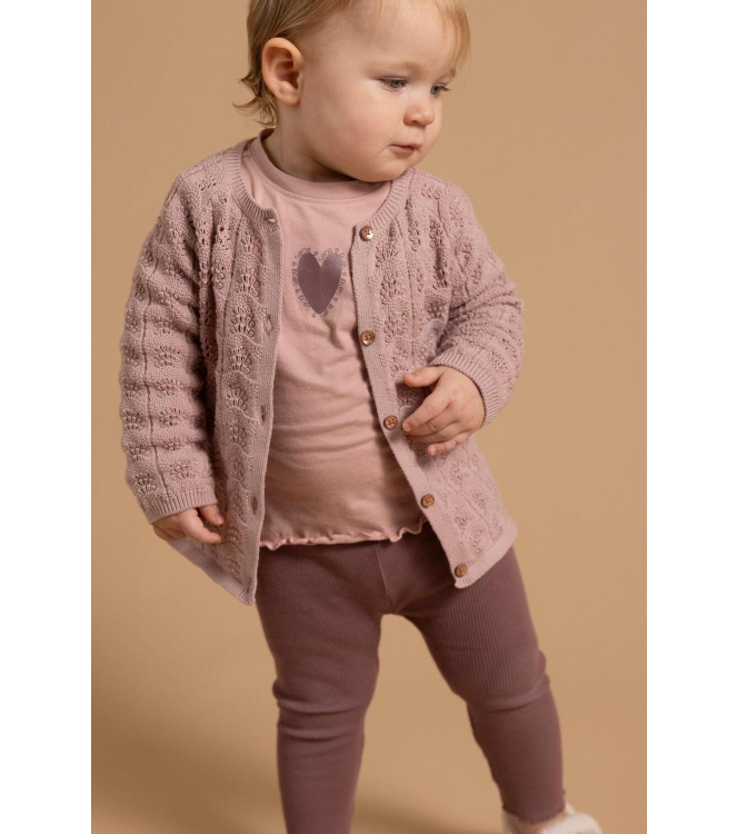 Noppies leggings Rose Taupe 6130045