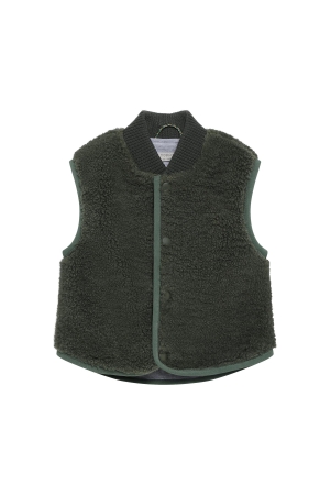 Noppies Gilet Teddy Balsam Green
