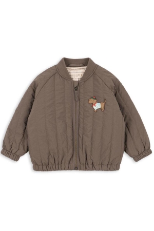 Konges Slojd  Juno Terry Bomber Jas Walnut