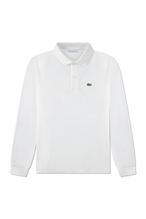 Lacoste Poloshirt lange mouw Blanc